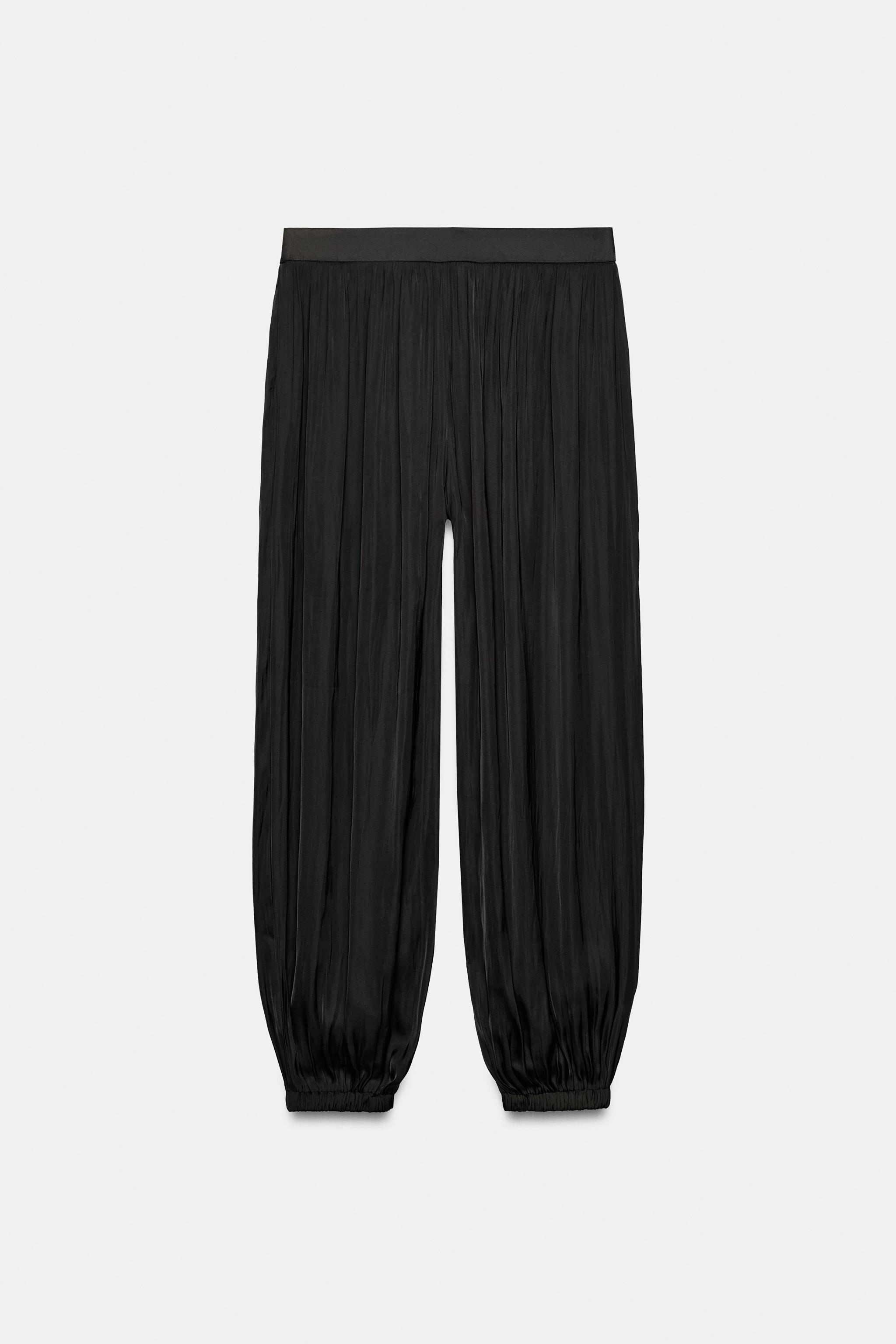 SATIN EFFECT BALLOON PANTS